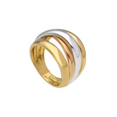 Songa Antonio - Anello Intreccio - Oro Tre Colori