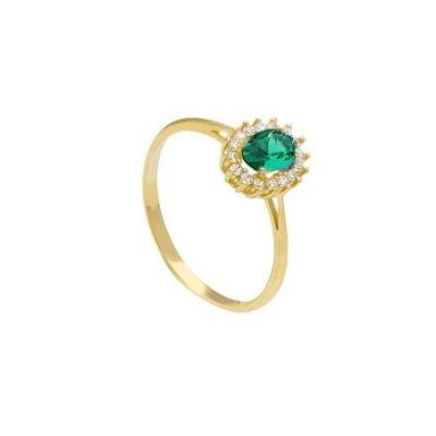 Songa Antonio - Anello Pietra Singola - Oro Giallo