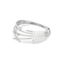 Swarovski - Girocollo Matrix - Placcato Rodio - Bianco