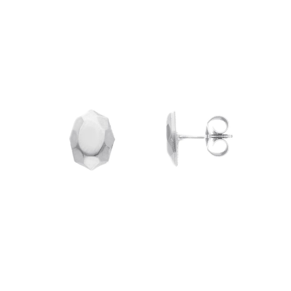 Songa Antonio - Orecchini Lobo - 18 Ct - Oro Bianco