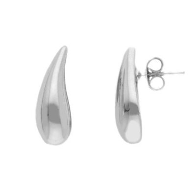 Songa Antonio - Orecchini Lobo - Oro Bianco - 18 Ct