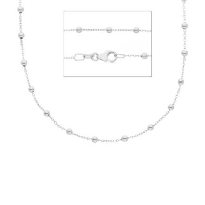 Songa Antonio - Catena Girocollo - Oro Bianco - 18 Ct