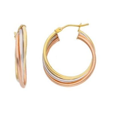 Songa Antonio - Orecchini Cerchio - 18 Ct - Oro