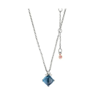 Comete Gioielli - Collierino Diamanti - Oro 18Kt - Topazio