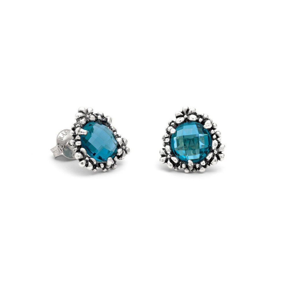 Giovanni Raspini - Orecchini Blue Ivy - Argento - Cristallo