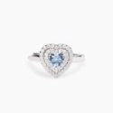 Mabina - Anello Argento 925 - Acquamarina Sintetica