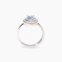 Mabina - Anello Argento 925 - Acquamarina Sintetica