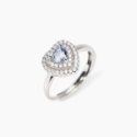 Mabina - Anello Argento 925 - Acquamarina Sintetica