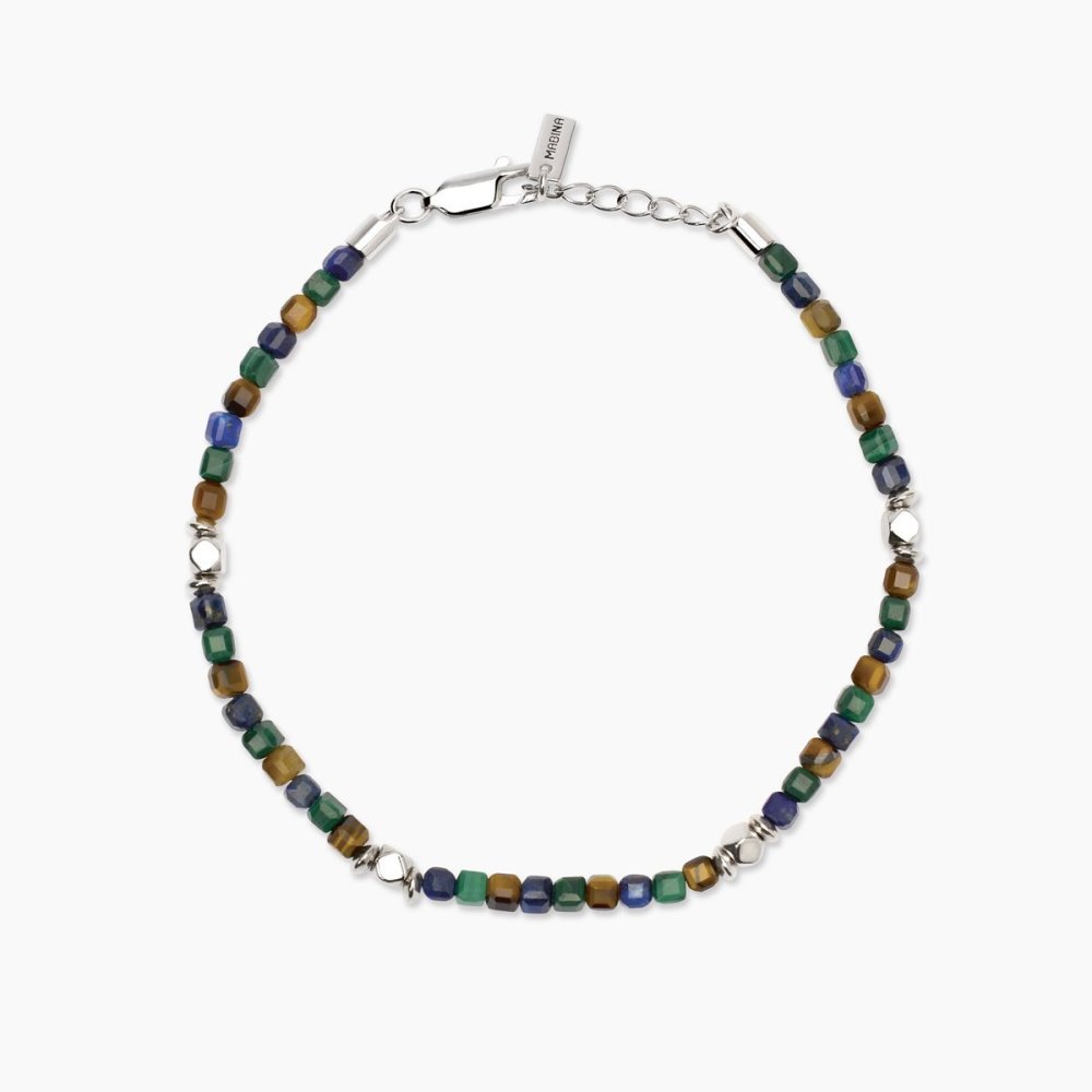 Mabina - Bracciale Argento - Pietre Multicolor
