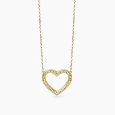 Mabina - Girocollo Argento - Placcato Oro - Zirconi