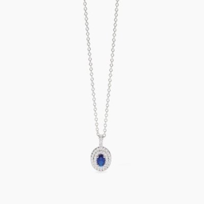 Mabina - Girocollo In Argento - Zaffiro Sintetico