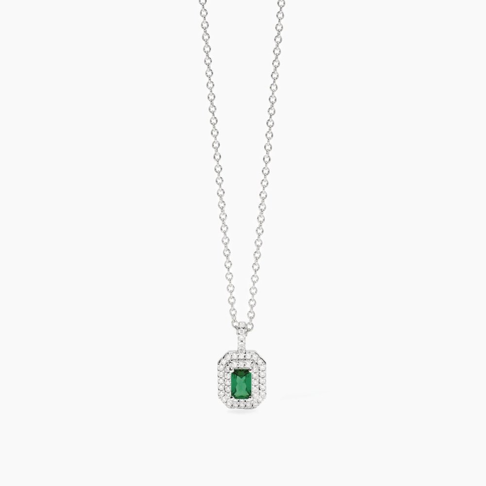 Mabina - Girocollo Argento 925 - Smeraldo Sintetico Mabina - Girocollo Argento 925 - Smeraldo Sintetico