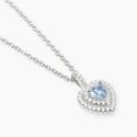 Mabina - Girocollo Argento - Acquamarina Sintetica - Zirconi Mabina - Girocollo Argento - Acquamarina Sintetica - Zirconi