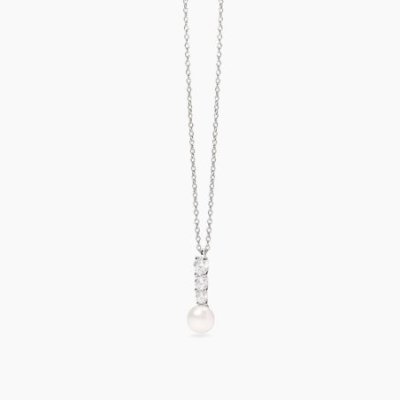 Mabina - Girocollo In Argento - Perle - Zirconi