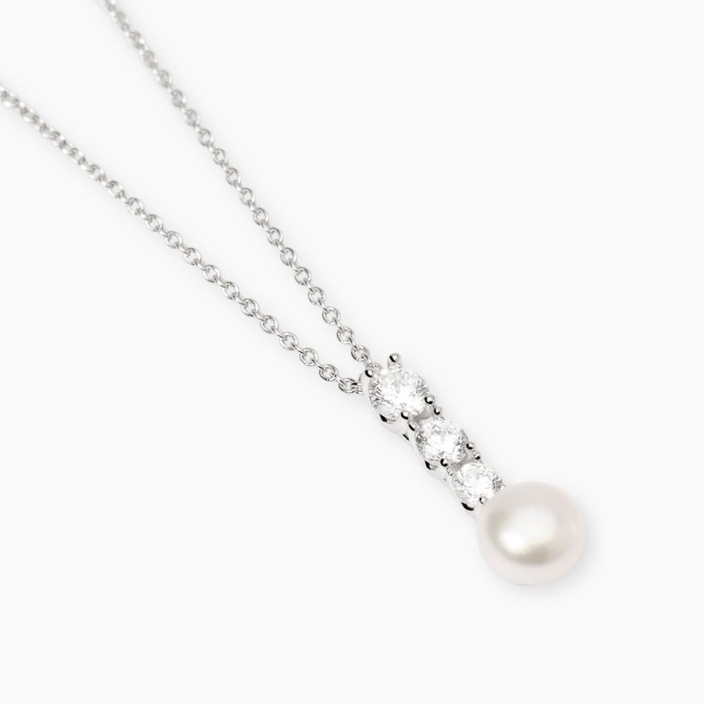 Mabina - Girocollo In Argento - Perle - Zirconi Mabina - Girocollo In Argento - Perle - Zirconi