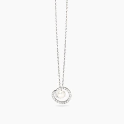 Mabina - Girocollo In Argento - Perle Zirconi