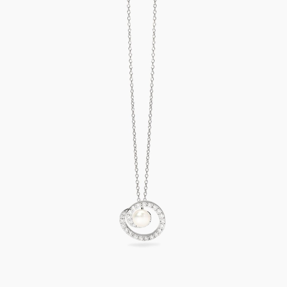 Mabina - Girocollo In Argento - Perle Zirconi Mabina - Girocollo In Argento - Perle Zirconi