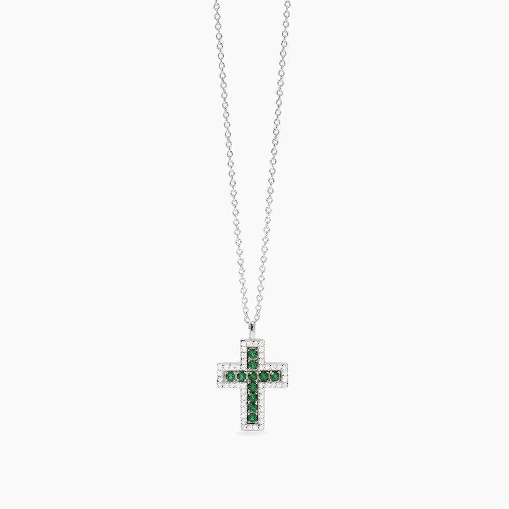 Mabina - Girocollo Smeraldo Sint - Argento 925 Mabina - Girocollo Smeraldo Sint - Argento 925