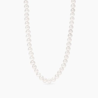 Mabina - Girocollo Argento - Perle Potato