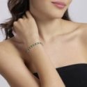 Mabina - Bracciale Tennis - Argento 925 - Smeraldo Sint