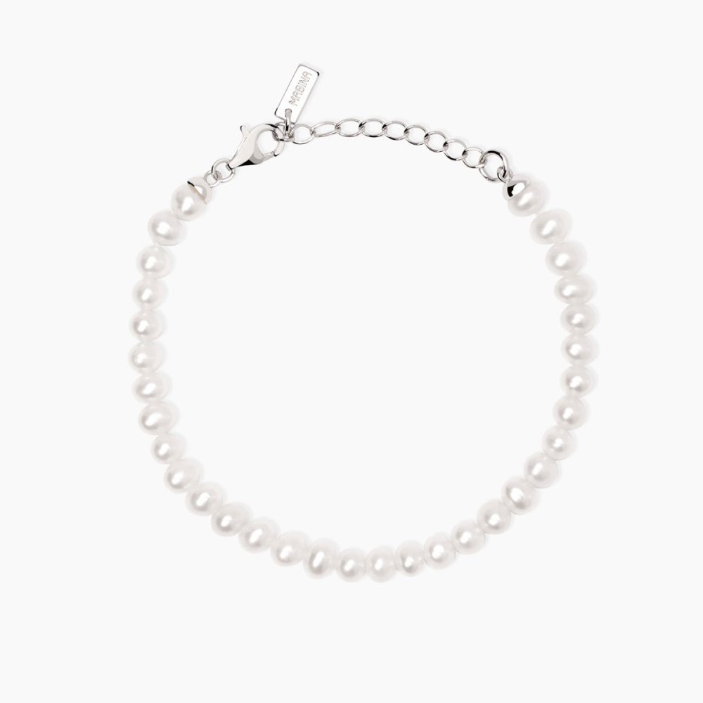 Mabina - Bracciale In Argento - Perle Potato
