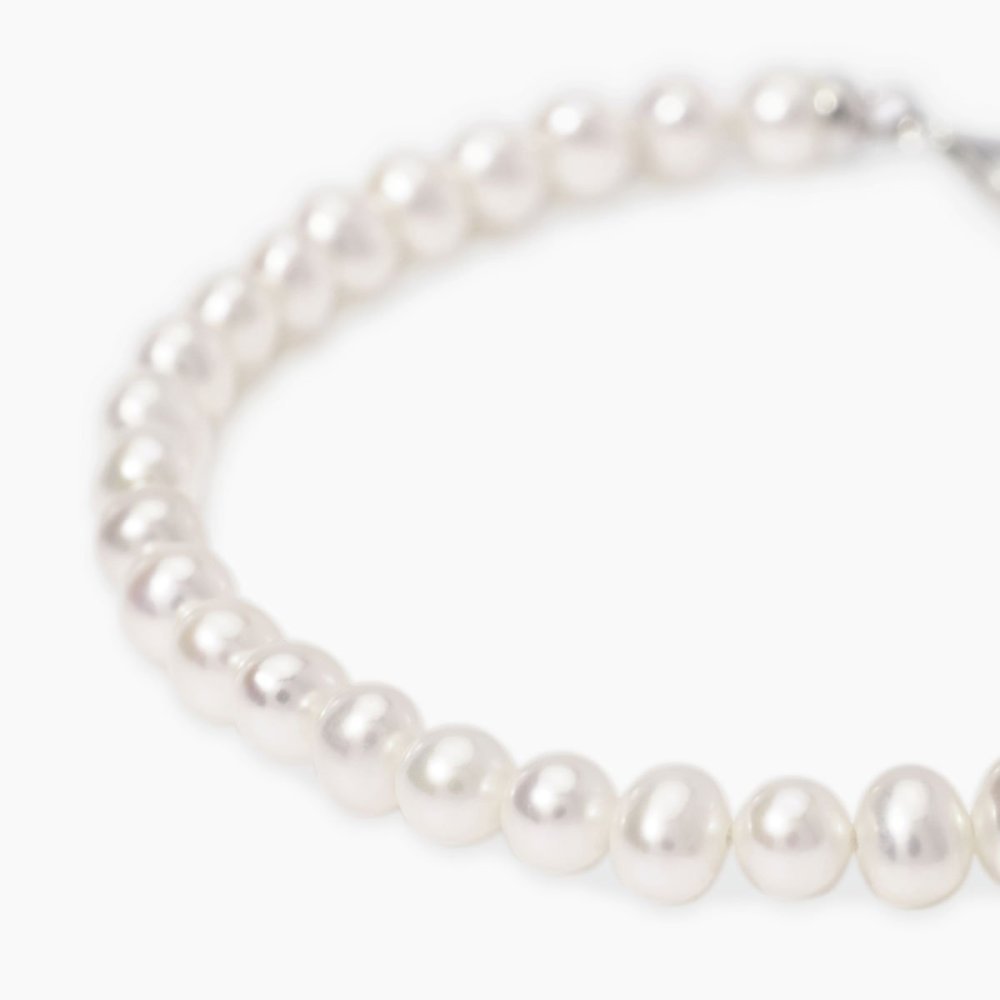 Mabina - Bracciale In Argento - Perle Potato