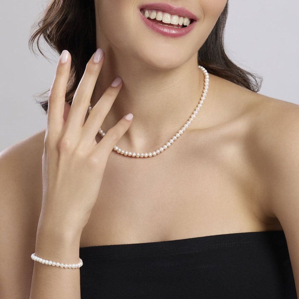 Mabina - Bracciale In Argento - Perle Potato