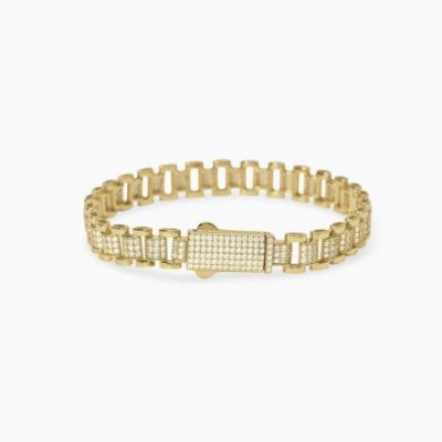 Mabina - Bracciale Argento - Placcato Oro - Zirconi