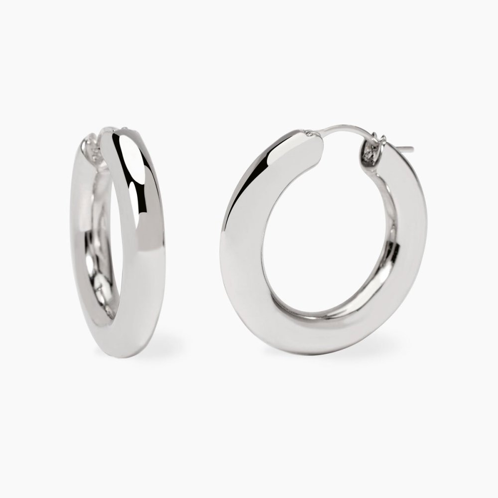 Mabina - Orecchini In Argento - Ø 30 Mm