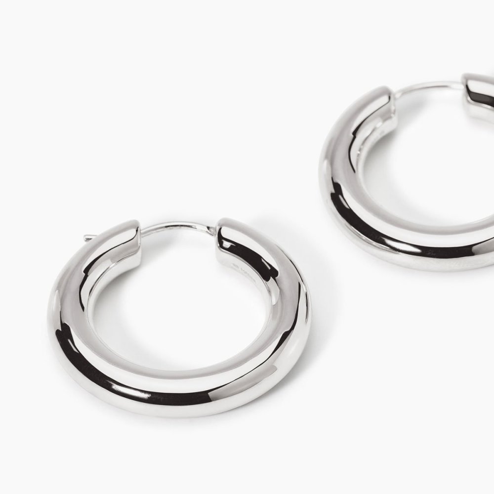 Mabina - Orecchini In Argento - Ø 30 Mm