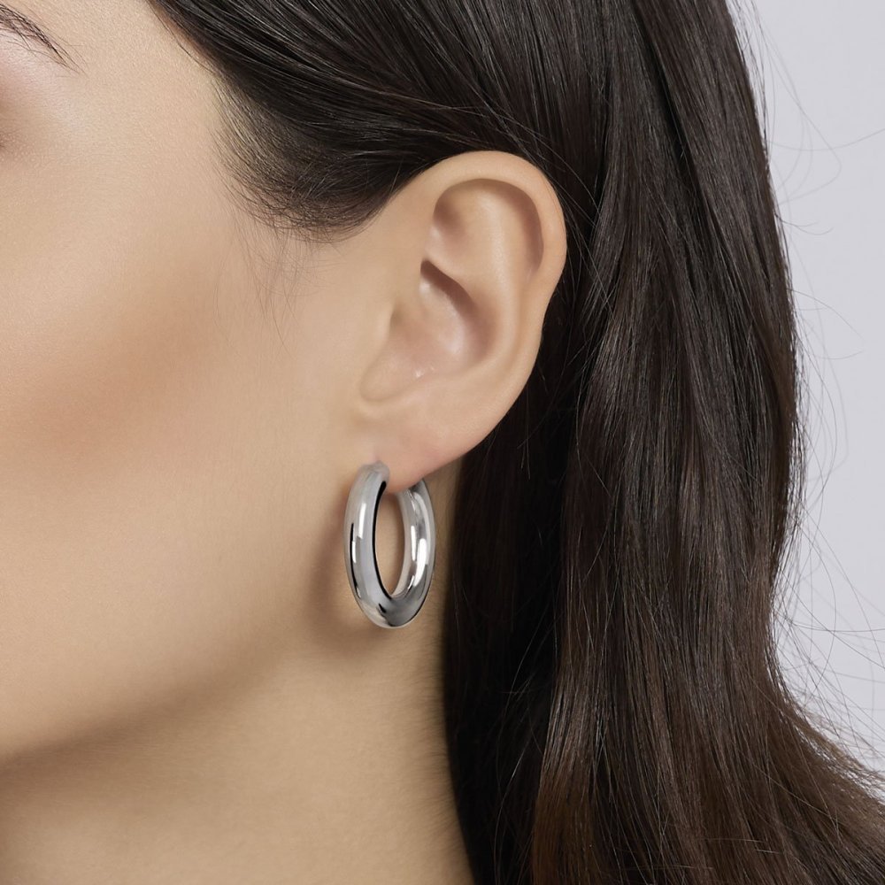 Mabina - Orecchini In Argento - Ø 30 Mm