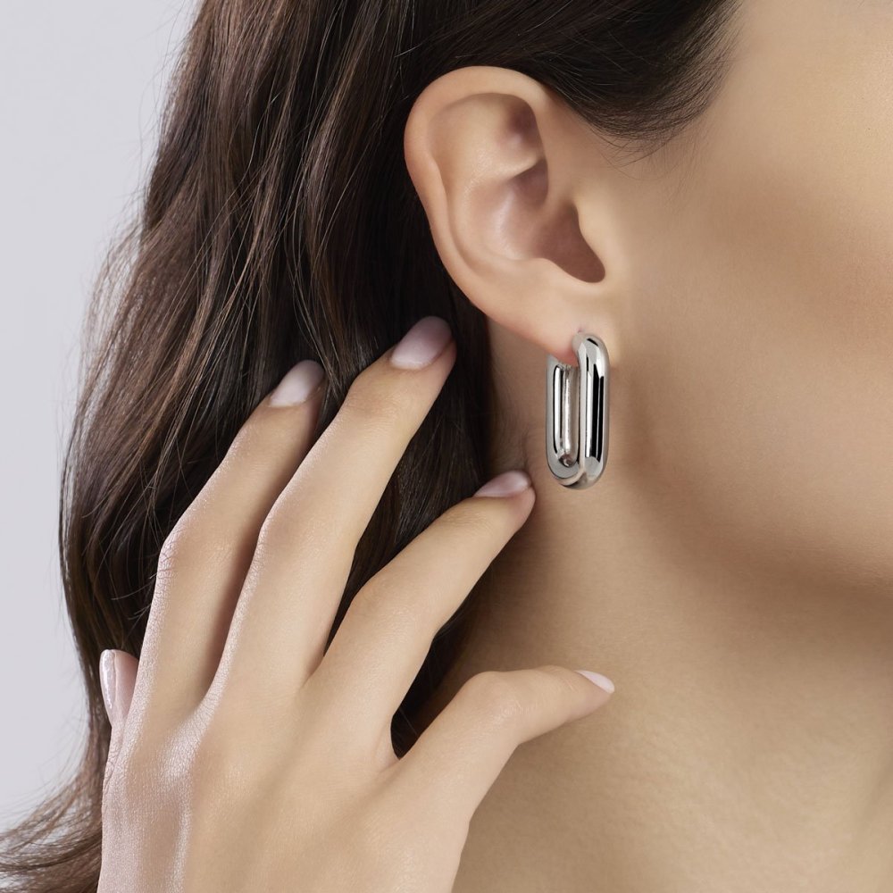 Mabina - Orecchini In Argento - Rodiato