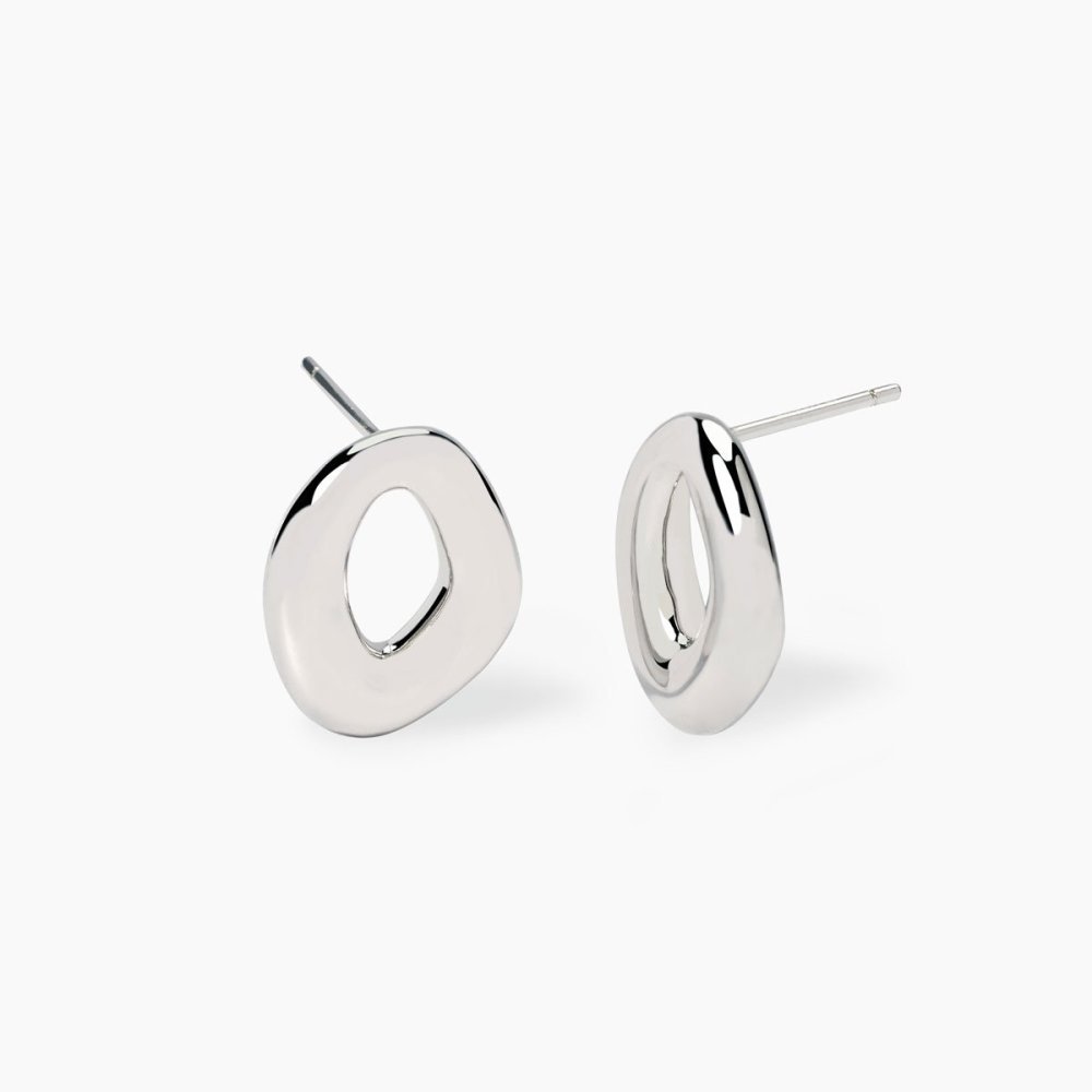 Mabina - Orecchini In Argento - Rodiato