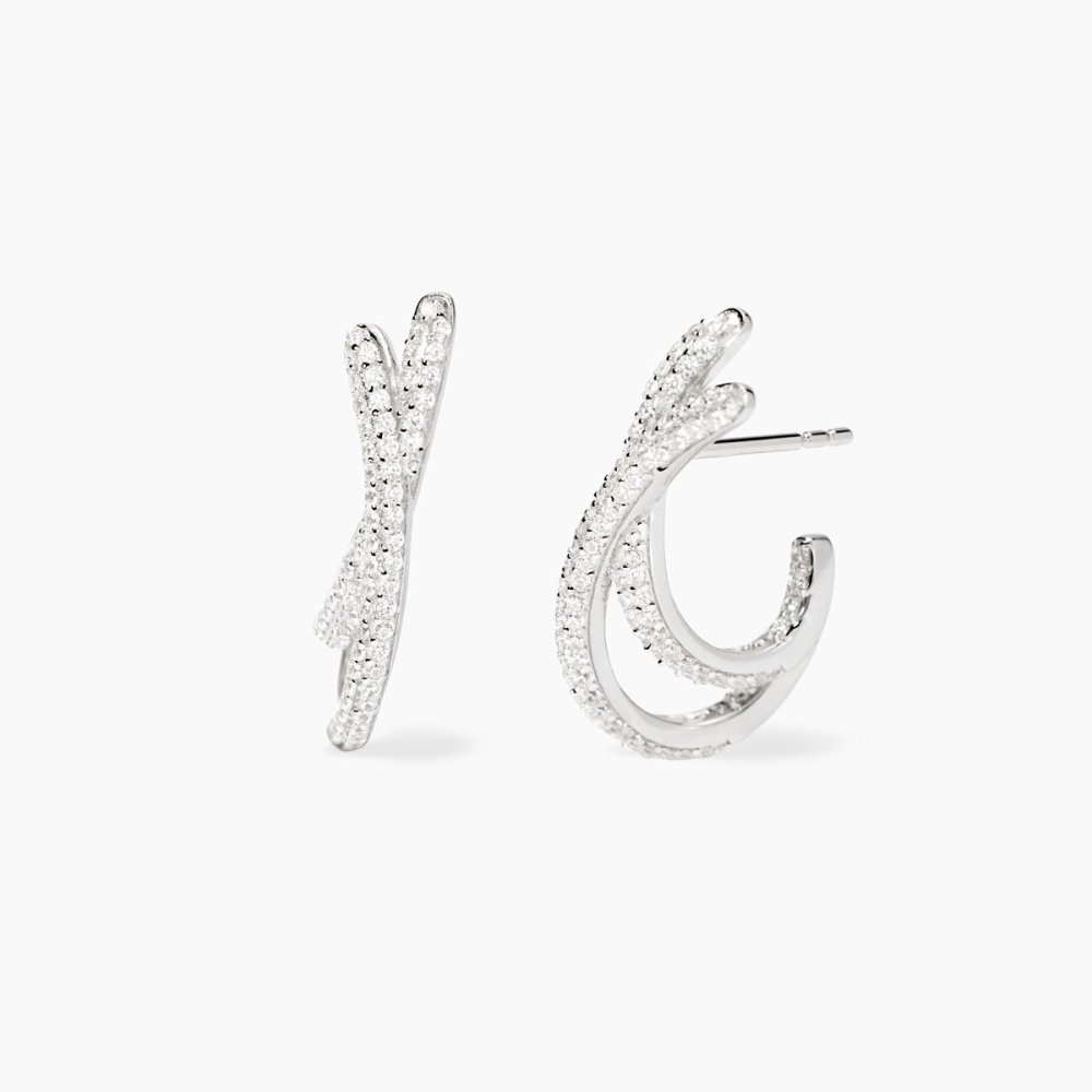 Mabina - Orecchini In Argento - Zirconi