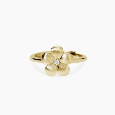 Mabina - Anello Argento 925 - Placcato Oro 18K