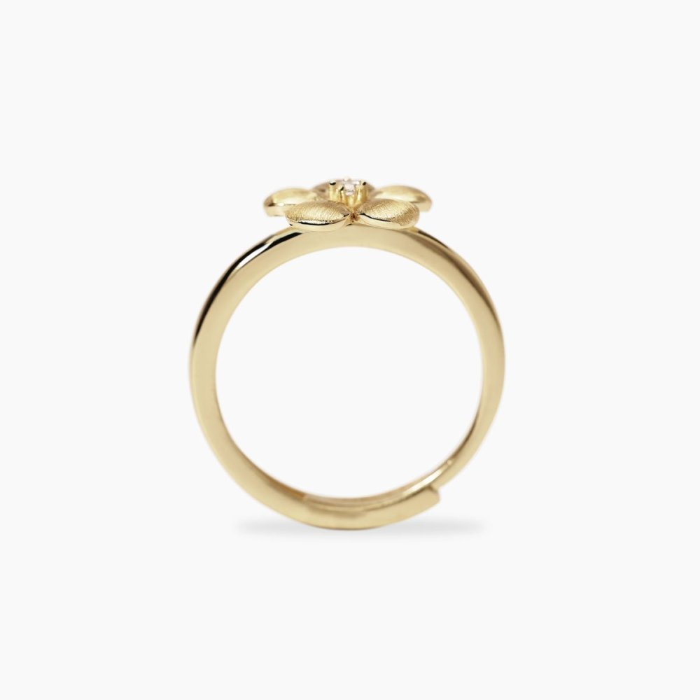 Mabina - Anello Argento 925 - Placcato Oro 18K
