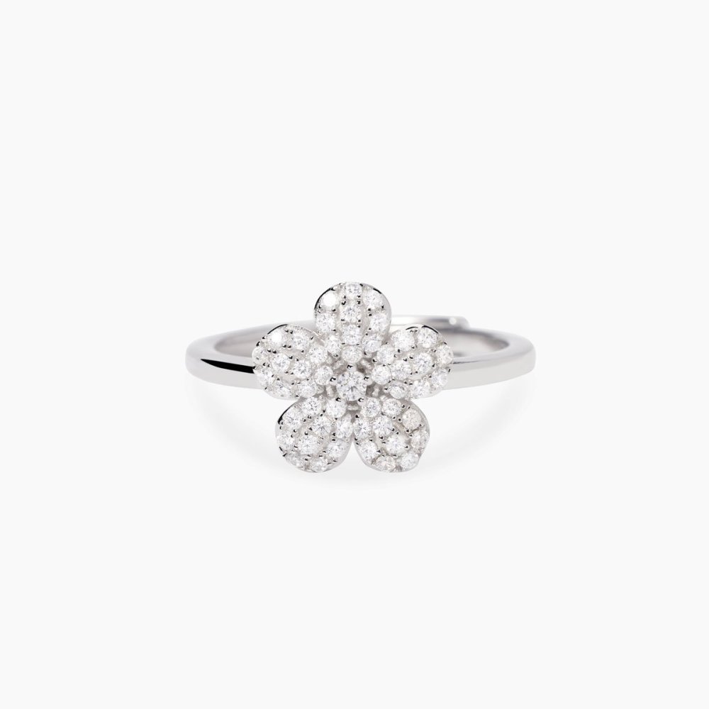 Mabina - Anello In Argento - Zirconi - Regolabile