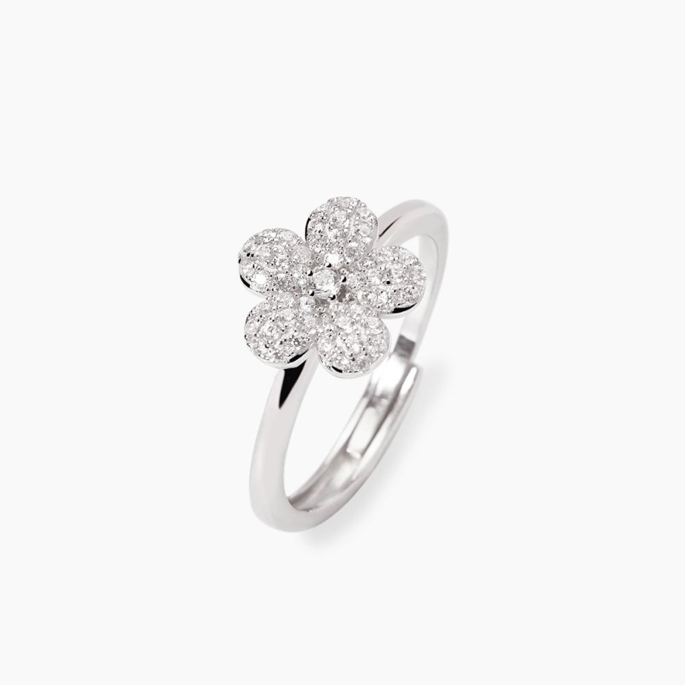 Mabina - Anello In Argento - Zirconi - Regolabile