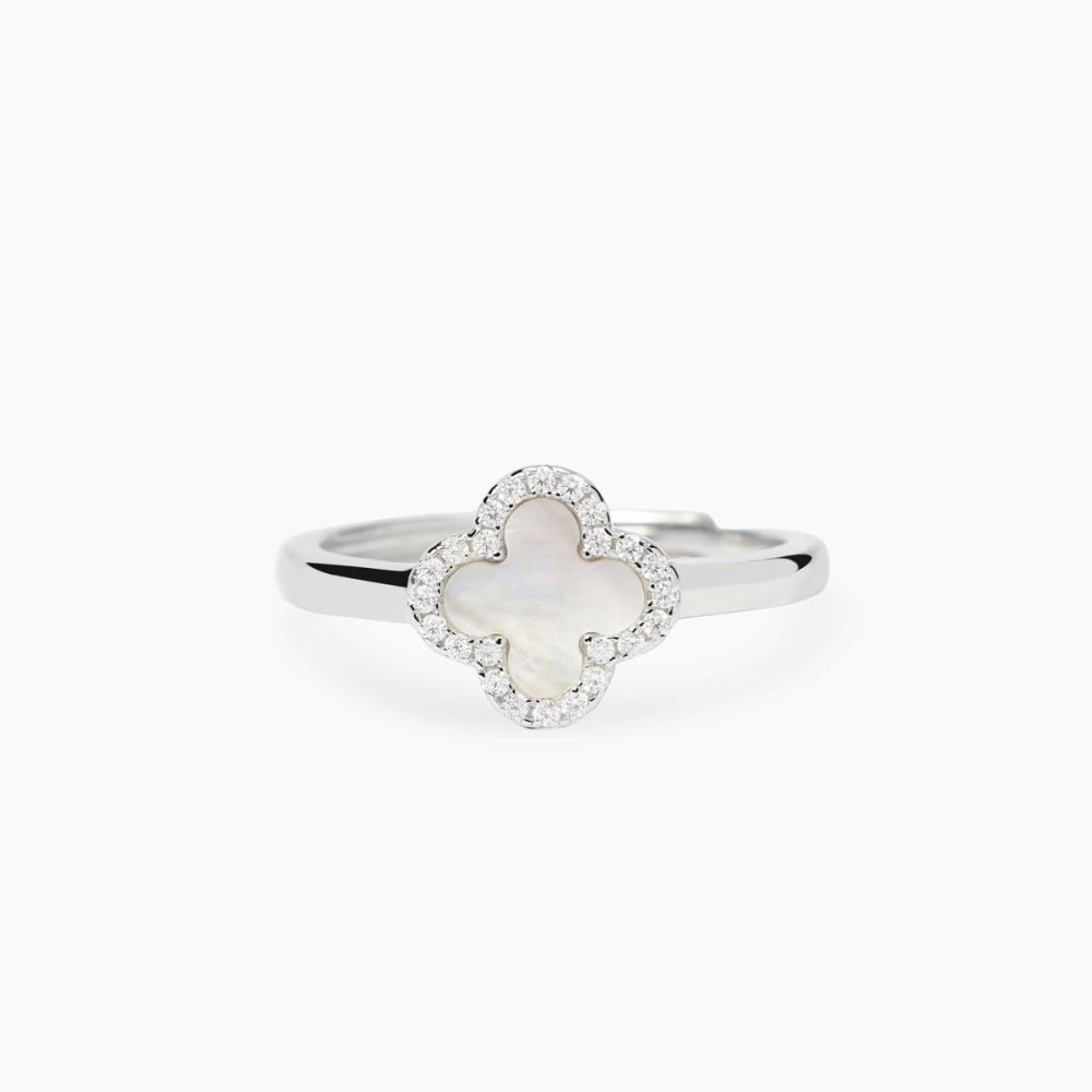 Mabina - Anello Argento - Madreperla - Zirconi