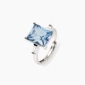 Mabina - Anello Argento 925 - Acquamarina Sintetica