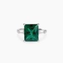 Mabina - Anello Argento 925 - Smeraldo Sintetico