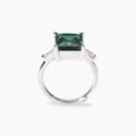 Mabina - Anello Argento 925 - Smeraldo Sintetico