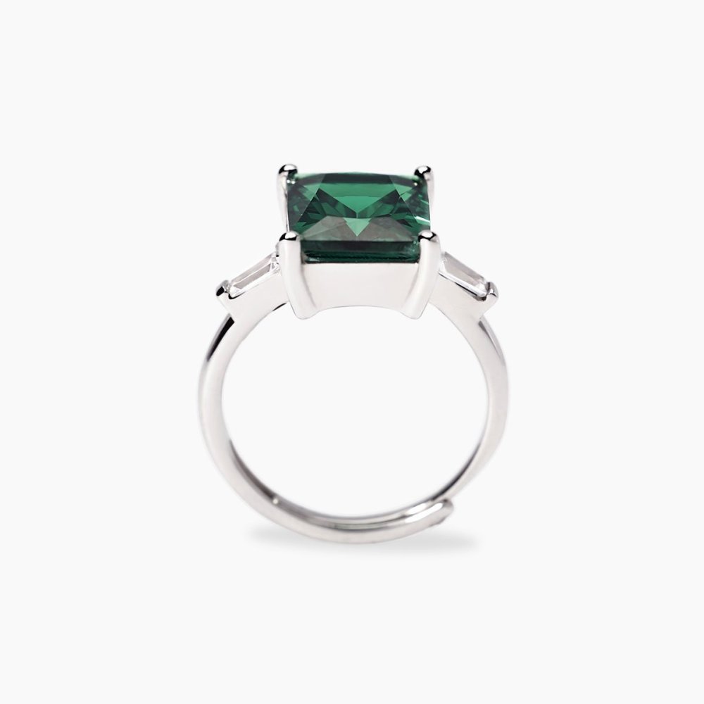 Mabina - Anello Argento 925 - Smeraldo Sintetico