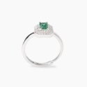 Mabina - Anello Argento 925 - Smeraldo Sintetico