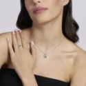 Mabina - Anello Argento 925 - Smeraldo Sintetico