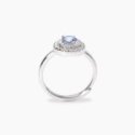 Mabina - Anello Argento - Acquamarina Sintetica