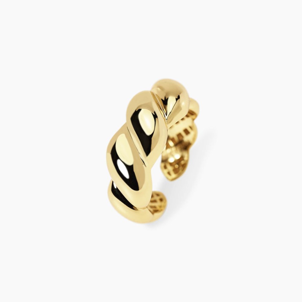 Mabina - Anello In Argento 925 - Placcato Oro