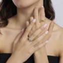 Mabina - Anello In Argento 925 - Placcato Oro