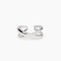 Mabina - Anello In Argento 925 - Aperto - Regolabile