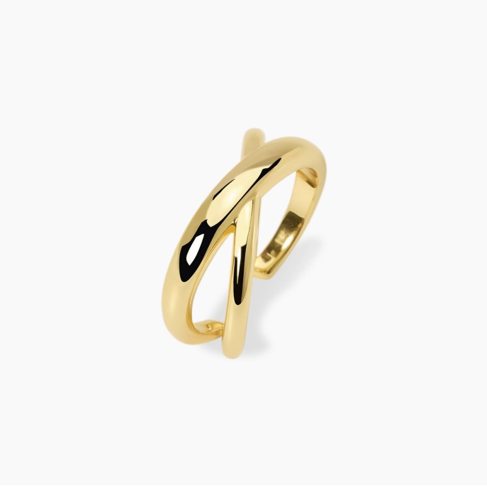 Mabina - Anello Argento 925 - Placcato Oro